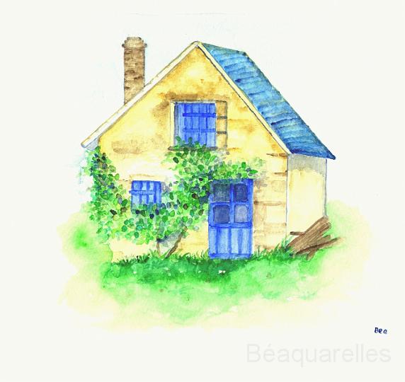 la maison plus glycine.JPG - maisonnette